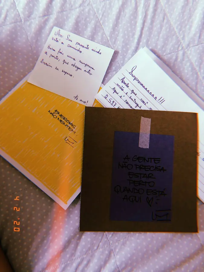 O primeiro presente: uma carta